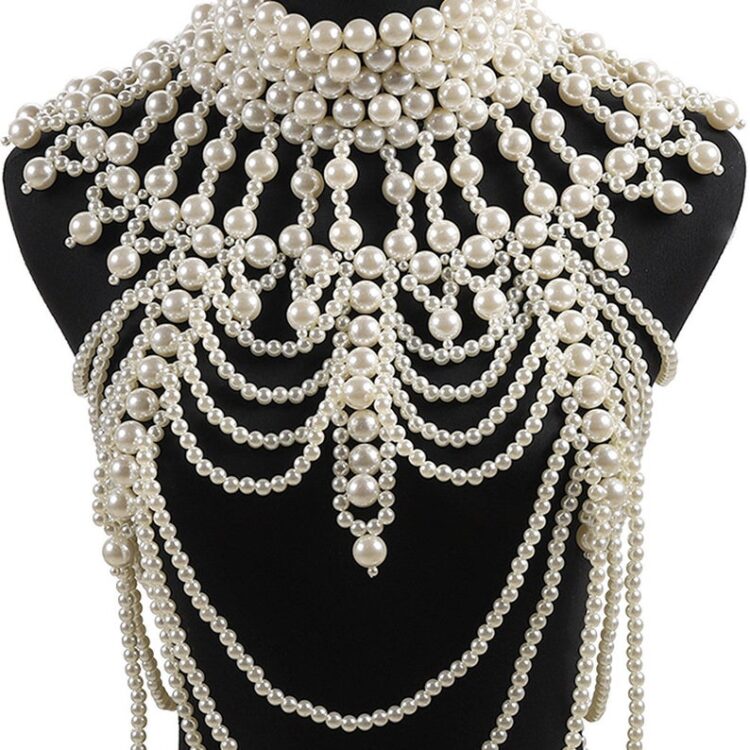 Pearl Statement Necklace - Image 2