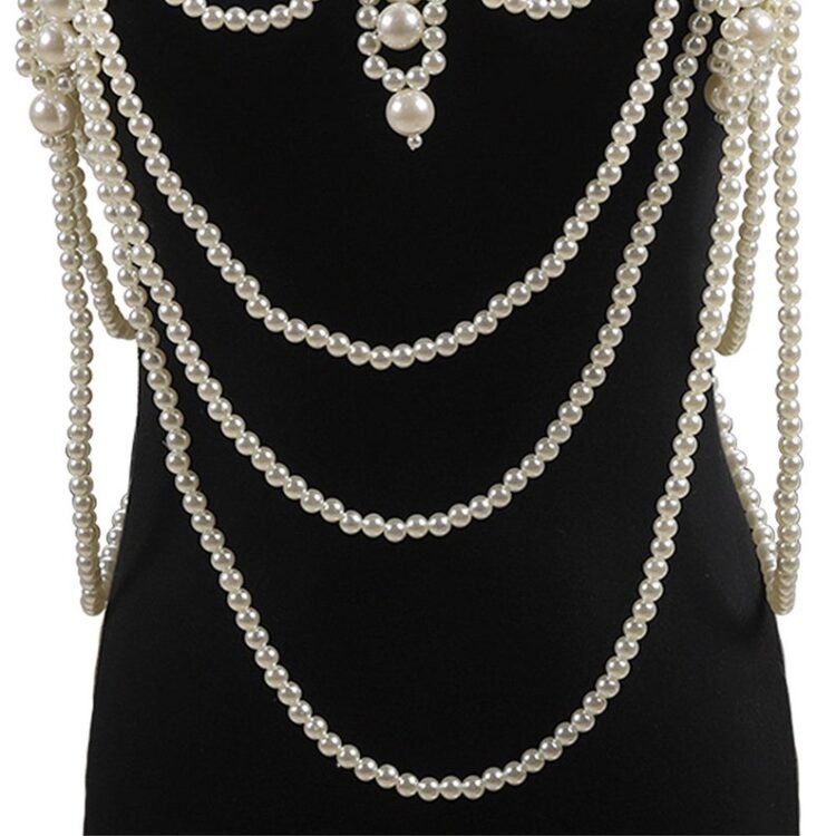 Pearl Statement Necklace - Image 3